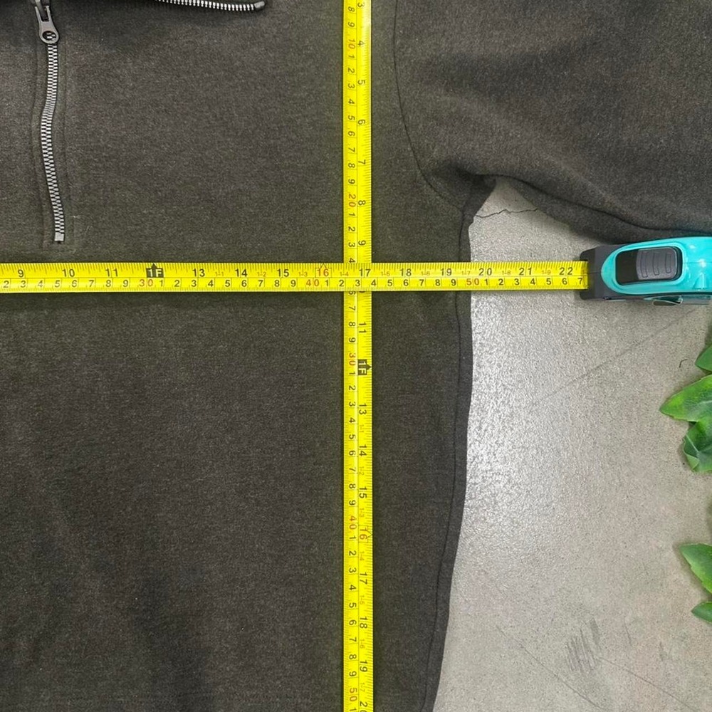 UNIQLO 1/4 Zip Fleece Pullover Brown Women's M - Picture 5 of 7